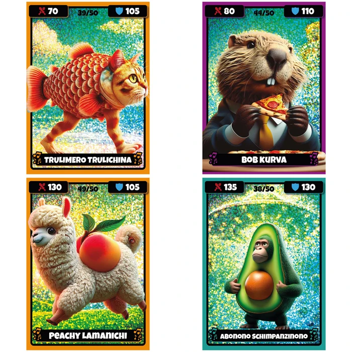 Karty BRAINROT Holo z tatuażami Kraków Mr Puggy.webp