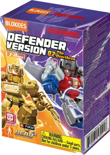 Blind Box BLOKEES TRANSFORMERS DEFENDER VERSION 02 - THE OVERTHROW.webp