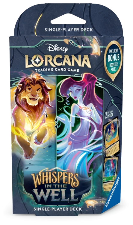 Disney Lorcana Whispers in the Well starter deck – gotowa talia dla graczy