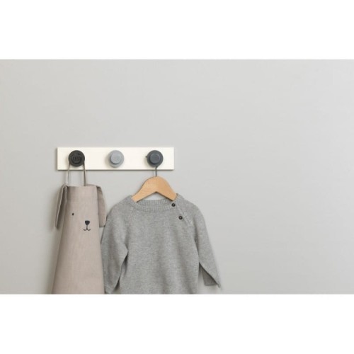 Wieszak ścienny Lego na listwie szary Kraków MrPuggy.jpg