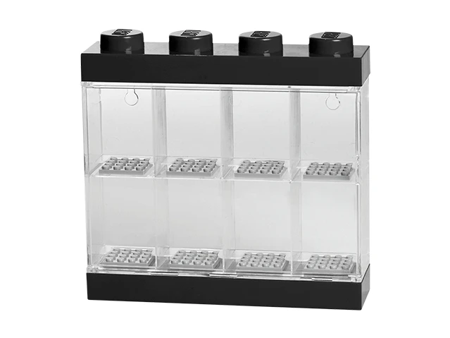 Lego witryna na 8 minifigurek czarna MrPuggy.webp