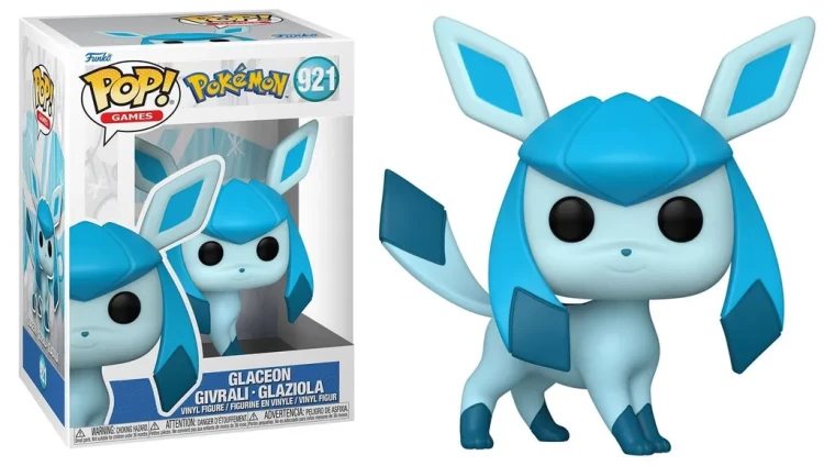 Funko Figurka POP Games- Pokemon Glaceon Mr Puggy.webp