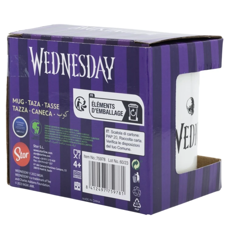 Kubek Wednesday Nevermore 325ml MrPuggy kraków.webp