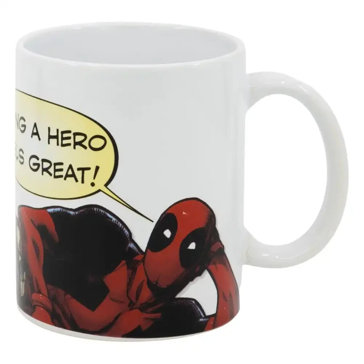 Kubek Deadpool Being a Hero! Feels Great! 325ml.webp