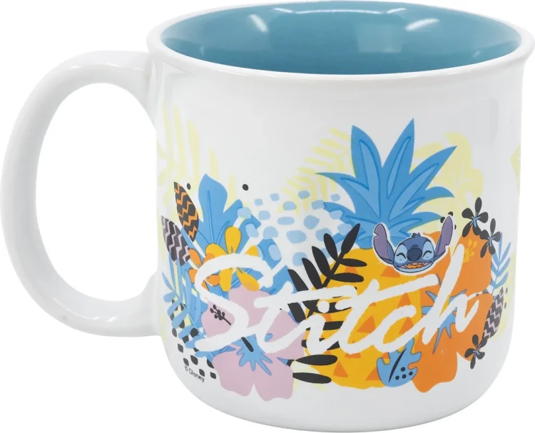 Kubek Lilo & Stitch Palms 355ml Mr Puggy.webp
