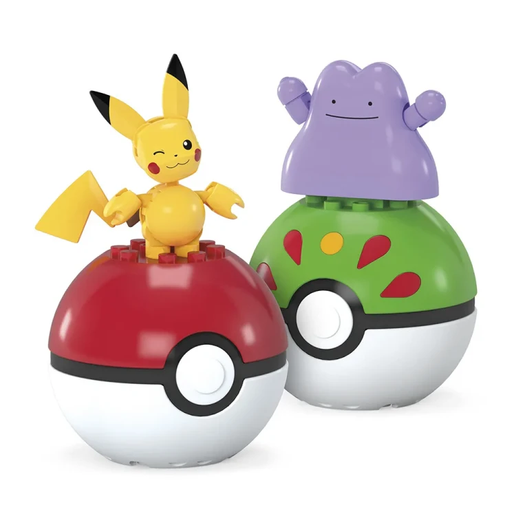 Mega Pokemon Pokeball Ditto i Pikachu MrPuggy.webp