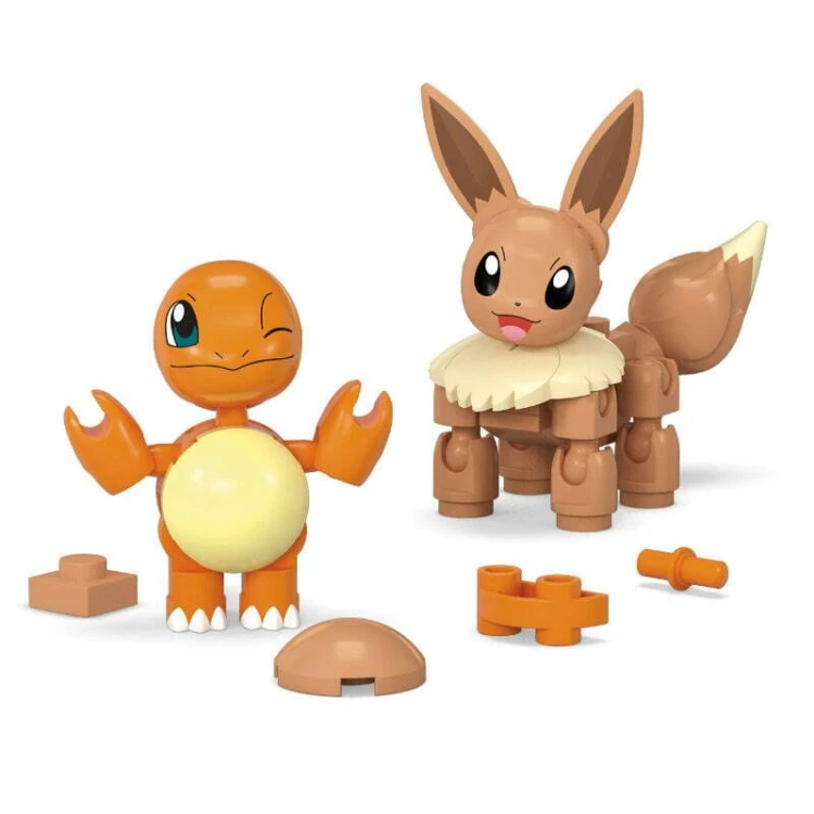 Mega Pokemon Charmander i Evee Poke Ball MrPuggy.jpg