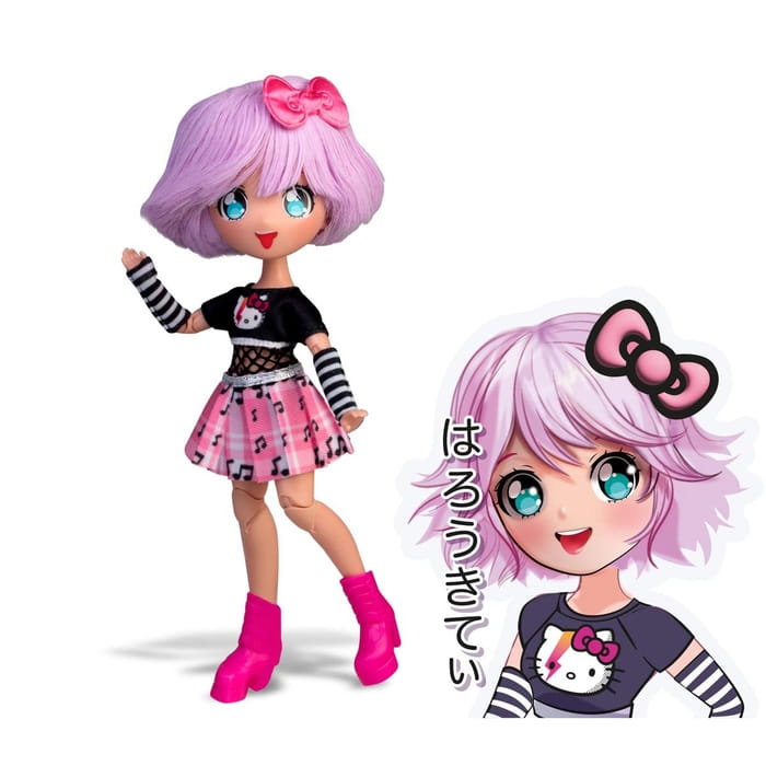 Lalka MANGA HELLO KITTY Teddy Rock kraków.jpg