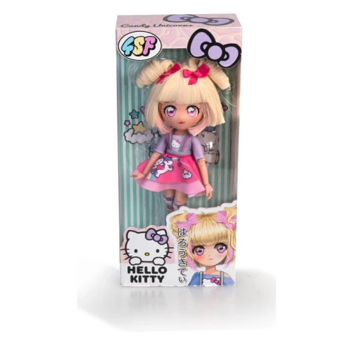 Lalka MANGA HELLO KITTY Candy Unicorn Mr Puggy.webp