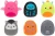 Squishmallows mystery bag halloweem 6cm Mr Puggy.webp