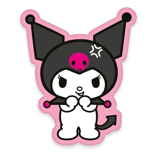 Poduszka Sanrio Kuromi uśmiechnięta 36 cm.jpg