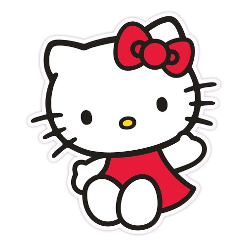 Sanrio Pillow Hello Kitty Red Dress 36 cm.jpg