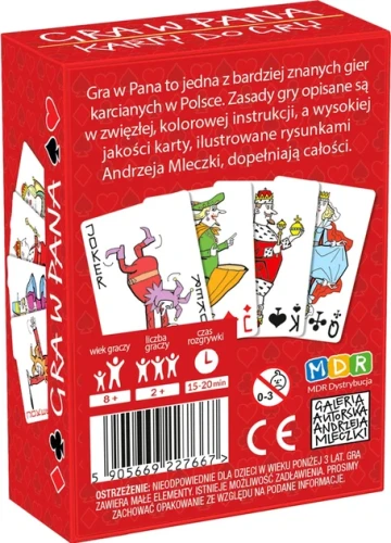 Gra w Pana. Karty do gry - MDR MrPuggy.webp