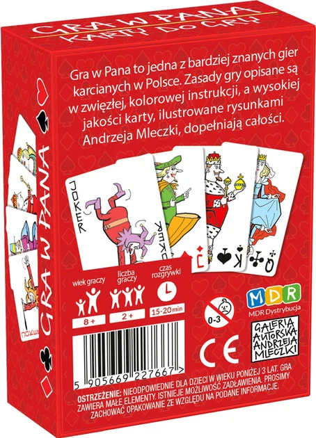 Gra w Pana. Karty do gry - MDR MrPuggy.webp
