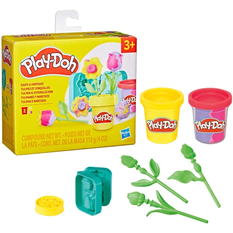 PLAY DOH Małe Kwiatki Tulipany i żonkile MrPuggy.webp