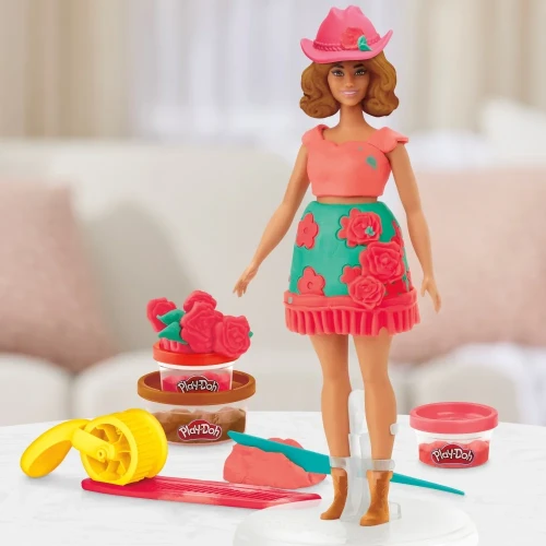 Lalka Barbie z akcesoriami Play Doh - Kwiatki kraków MrPuggy.webp