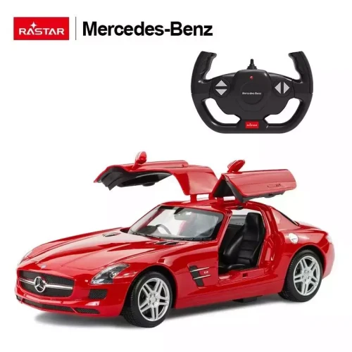 Samochód na sterowanie Mercedes Benz SLS czerwony - Rastar.webp