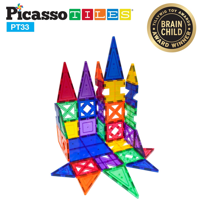 PICASSO TILES Zestaw 33 Elementów, klocki magnetyczne MrPuggy Kraków.webp