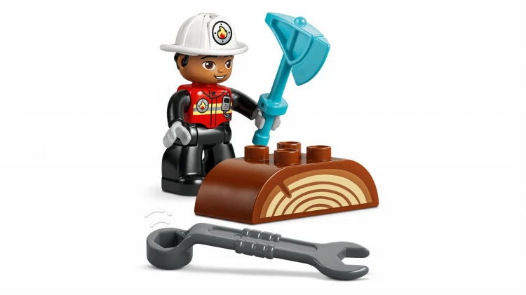 LEGO DUPLO 10473 Wóz strażacki z wężem i strażaki Kraków Mr Puggy.jpg
