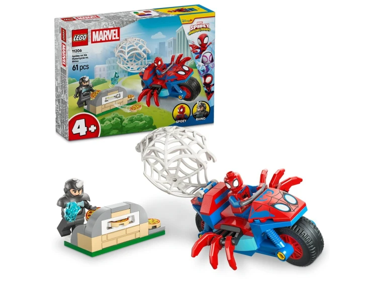 LEGO SPIDEY 11206 Spidey na motocyklu kontra Rhino.jpg