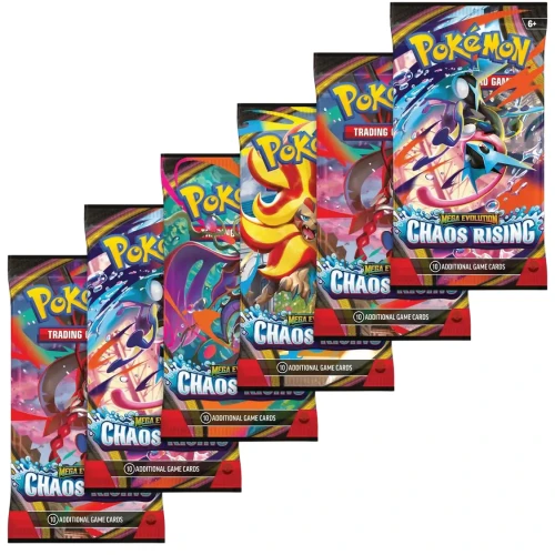 Pokémon TCG- Mega Evolution – Chaos Rising – Booster Bundle Boostery.webp