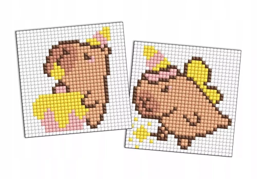 Diamentowa mozaika Kids - Kapibara się bawi mr puggy.webp