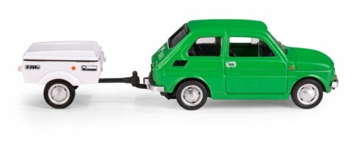 Fiat 126p + przyczepa Niewiadów Krótka zielony mr puggy4.jpg