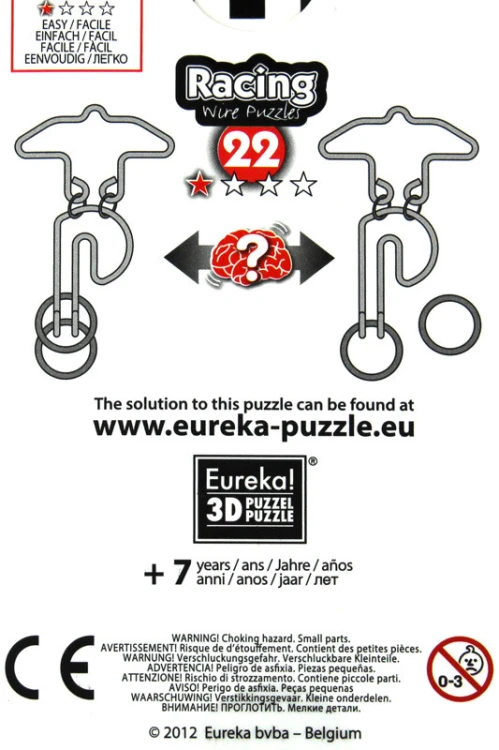 Łamigłówka druciana RACING nr 22  mr puggy4.jpg