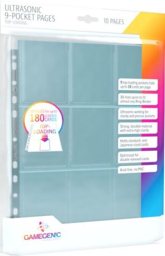 Gamegenic- Ultrasonic 9-Pocket Pages Toploading (10 szt).jpg