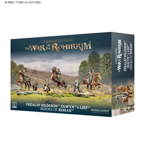 Middle Earth- War of the Rohirrim - Frealaf Hildeson Olwyn and Lief Heroes of Rohan.jpg