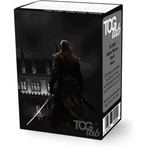 TcgLab 100 koszulek na karty Standard - Matte Ultra Clear - Nero.jpeg
