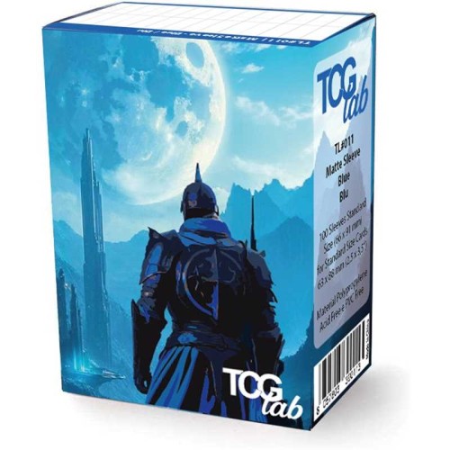 TcgLab 100 koszulek na karty Standard - Matte Ultra Clear - Blue.jpeg