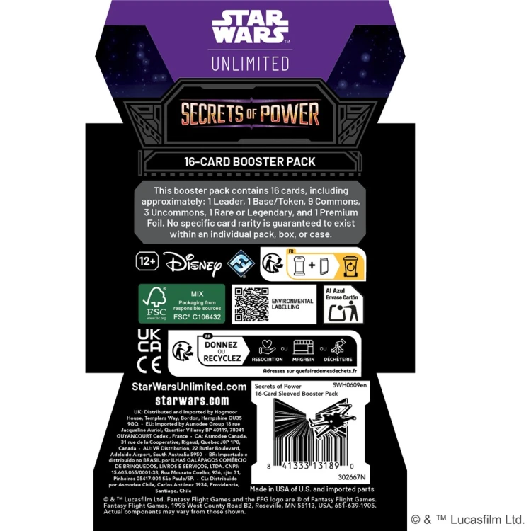 Star Wars- Unlimited Card Game - Secrets of Power - Sleeve Booster MrPuggy.jpg