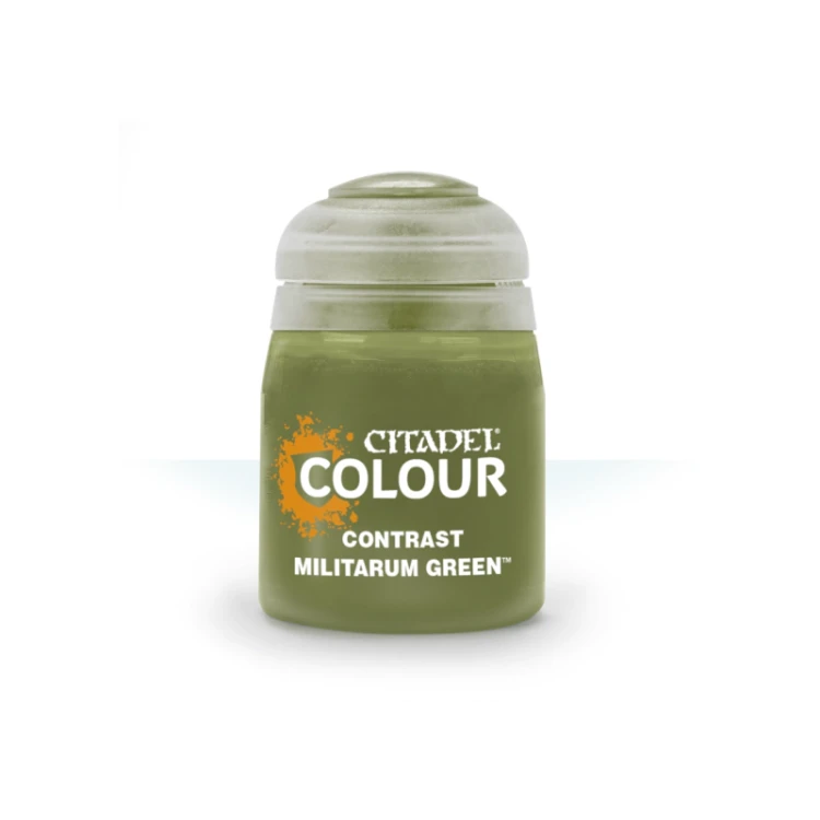 Citadel Colour- CONTRAST- MILITARUM GREEN (18ML).webp