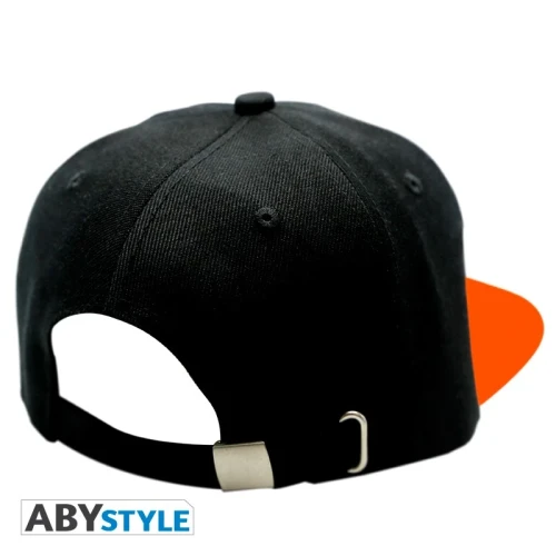Czapka NARUTO SHIPPUDEN - Snapback Cap - Black & Orange - Konoha MrPuggy.webp