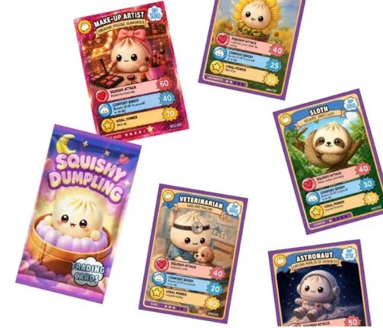 Karty kolekcjonerskie Dumpling MrPuggy.webp