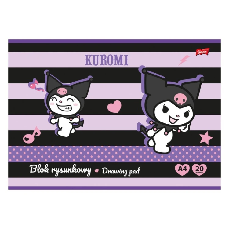 blok rysunkowy kuromi mr puggy