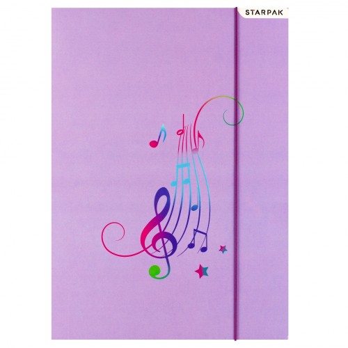 Teczka z gumka A4 Music - Starpak