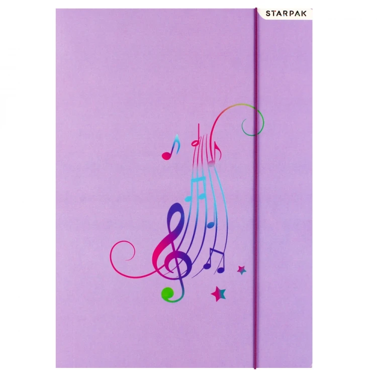 Teczka z gumka A4 Music - Starpak