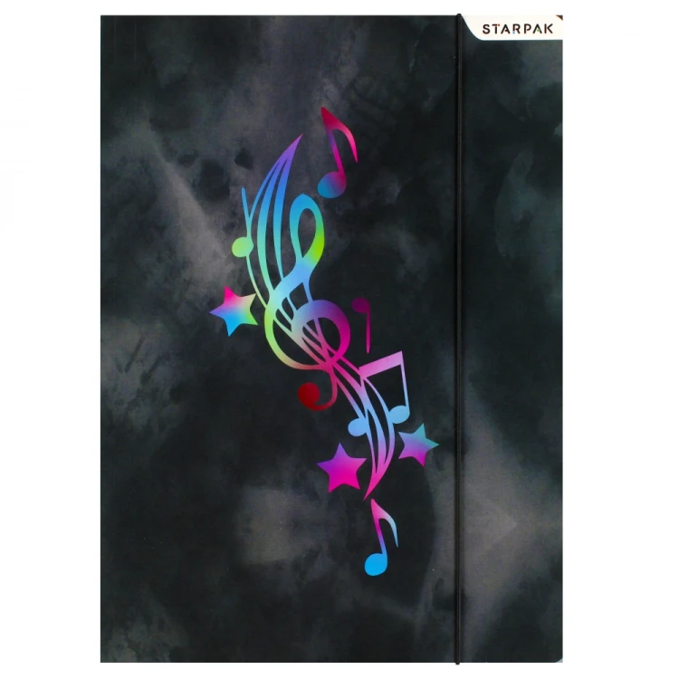 Teczka z gumka A4 Music - Starpak