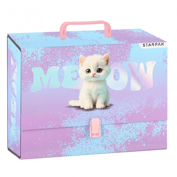 Teczka z rączką A4/ 90 mm Cute Kitty - Starpak