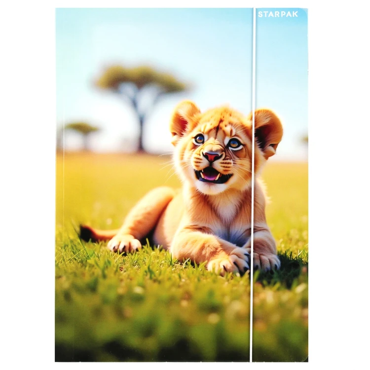 Teczka z gumką A4 Wild Animal - Starpak