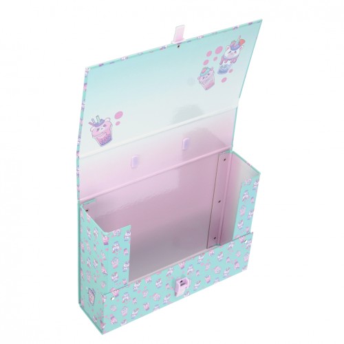 Teczka z rączką A4/ 90 mm Bubble Tea - Starpak