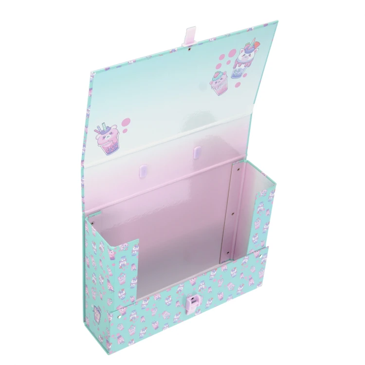 Teczka z rączką A4/ 90 mm Bubble Tea - Starpak