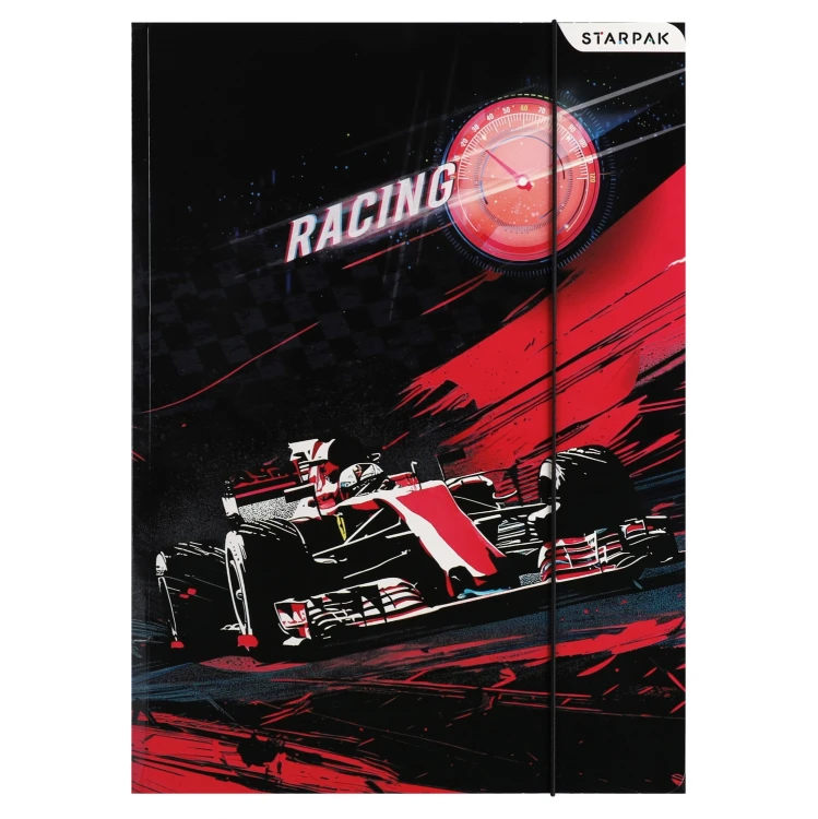Teczka z gumką Racing A4 - Starpak