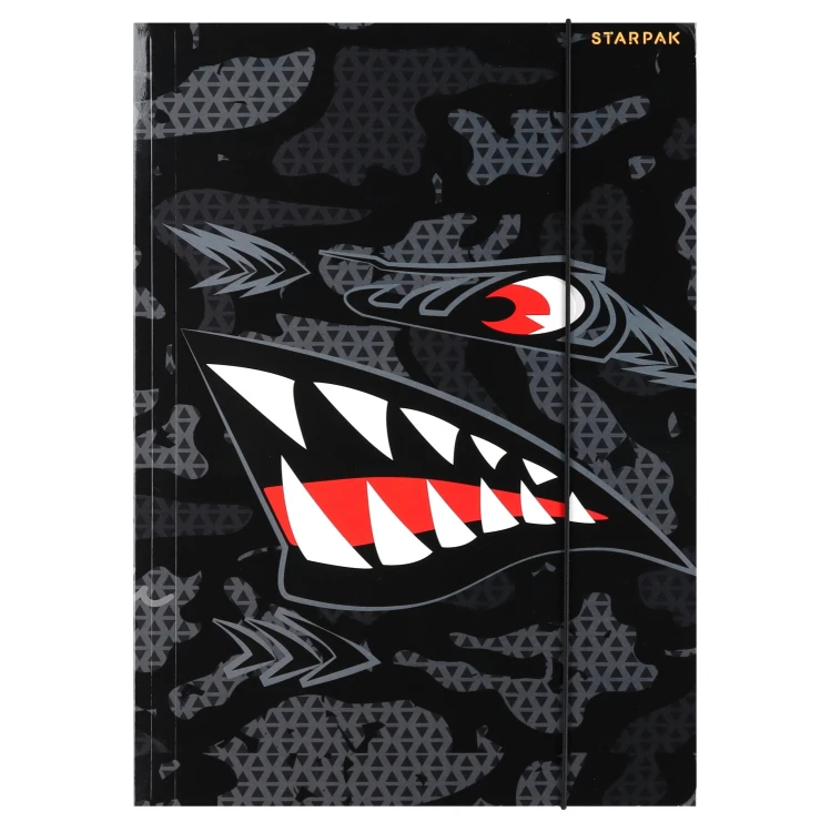 Teczka z gumką Shark A4 - Starpak