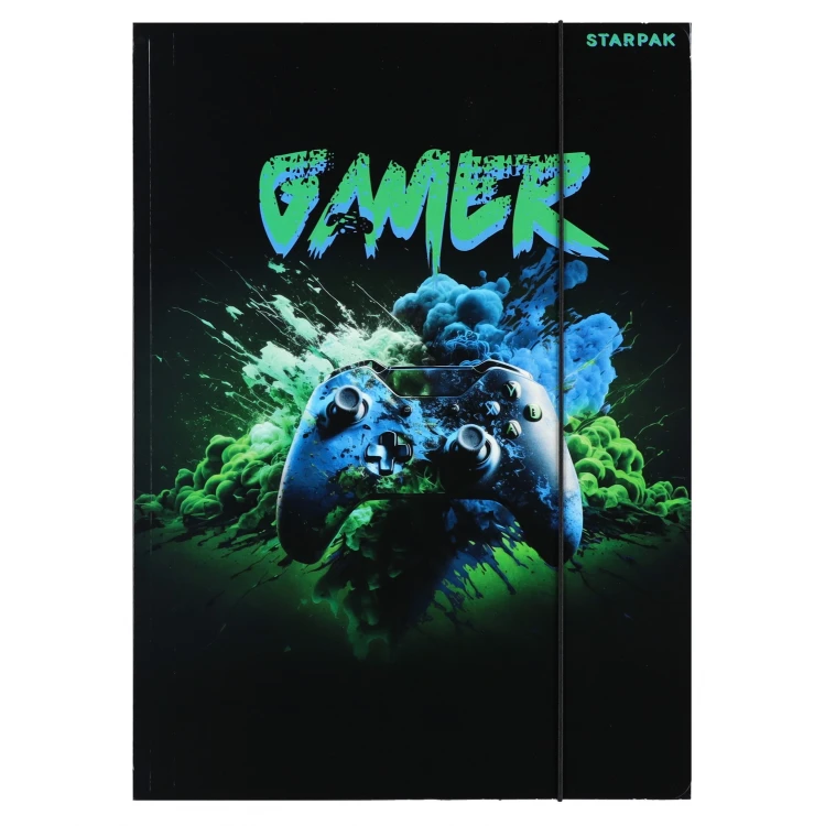Teczka z gumką Game Pad A4 - Starpak