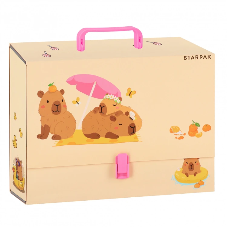 Teczka z rączką kapibara - Starpak