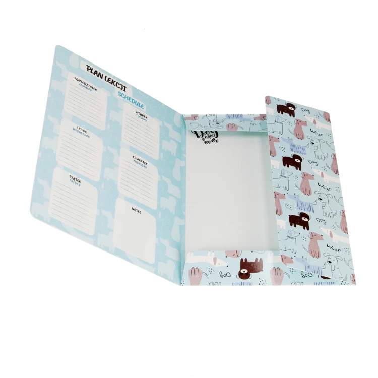 Teczka z gumką papierowa A4 Doggy - Starpak