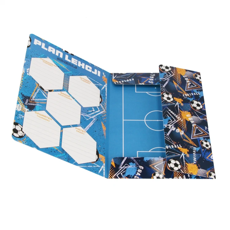 Teczka z gumką pap. A4 Football - Starpak